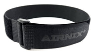AIRNIX 22" x 1.5" (19" Useable) Light Duty Hook and Loop Nylon Cinch Straps with Plastic Buckle, Reusable Fastening, Securing, Cable Straps