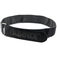 AIRNIX 36" x 2" (31" useable) Heavy Duty Nylon Webbing Hook and Loop Cinch Straps with Metal Buckle, Reusable Fastening, Securing, Cable Straps
