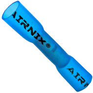 AIRNIX TERMINAL Blue 16-14AWG Heat Shrink Insulated Crimp Butt Connectors, ELECTRICAL CONNECTORS, WIRE TERMINALS