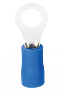 AIRNIX TERMINAL RV 2-4 BLUE RING TERMINAL, CRIMP, PVC INSULATED, ELECTRICAL CONNECTORS, WIRE TERMINALS