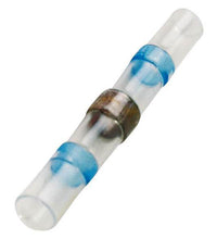 AIRNIX TERMINAL Blue 16-14 AWG Heat Shrink Solder Sleeve Crimpless Butt Splice Connectors