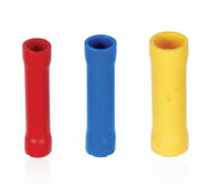 AIRNIX TERMINAL BV 5.5 YELLOW BUTT CONNECTOR, CRIMP, PVC INSULATED, ELECTRICAL CONNECTORS, WIRE TERMINALS