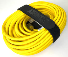 AIRNIX 60" x 2" (54" Useable) Heavy Duty Nylon Webbing Hook and Loop Cinch Straps with Metal Buckle, Reusable Fastening, Securing, Cable Straps